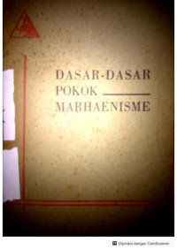 Image of Dasar Dasar Pokok Marhaenisme