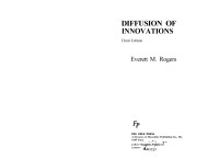 Image of DIFFUSION OF INNOVATIONS