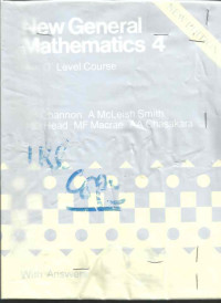 Image of New General Mathematics 4 - An 'O' Level Course