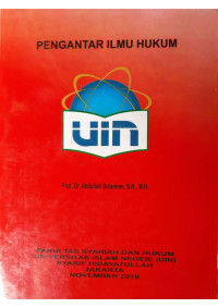 Image of Pengantar Ilmu Hukum