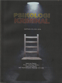 Image of PSIKOLOGI KRIMINAL